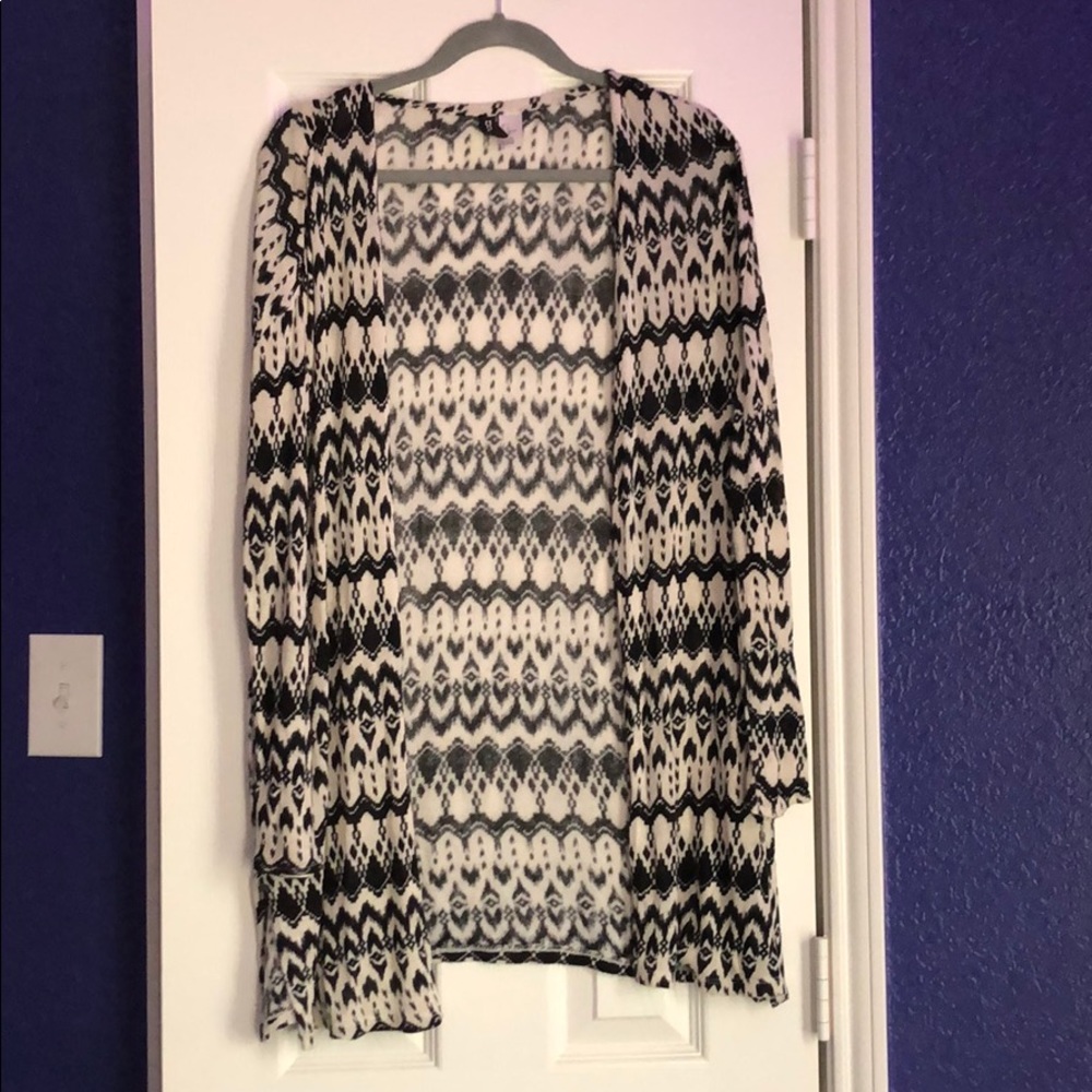 H&M black and white Cardigan